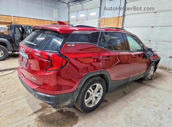 3GKALTEV3LL168518 2020 GMC TERRAIN Бордовый Задняя правая четверть