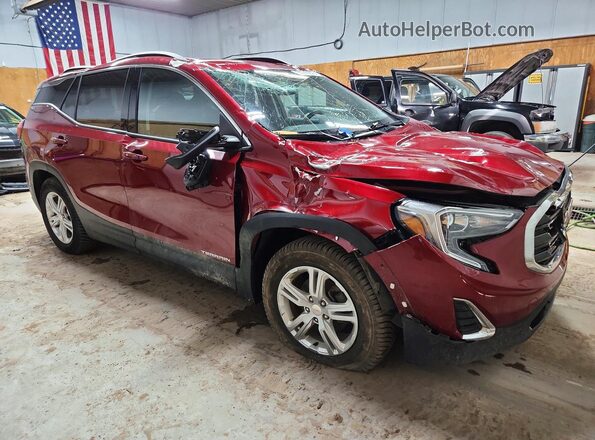 3GKALTEV3LL168518 2020 GMC TERRAIN Бордовый Передняя правая четверть