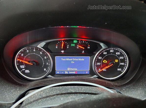 3GKALTEV3LL168518 2020 GMC TERRAIN Бордовый Вид щитка приборов
