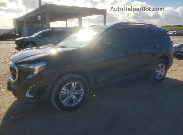 3GKALTEV3LL205857 2020 GMC TERRAIN Черный Передняя левая четверть