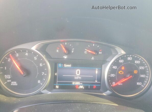 3GKALTEV3LL205857 2020 GMC TERRAIN Черный Вид щитка приборов