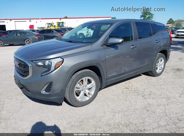 3GKALTEV3ML300792 2021 GMC TERRAIN Серый Передняя левая четверть