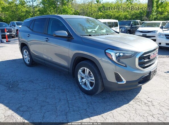 3GKALTEV3ML300792 2021 GMC TERRAIN Серый Передняя правая четверть