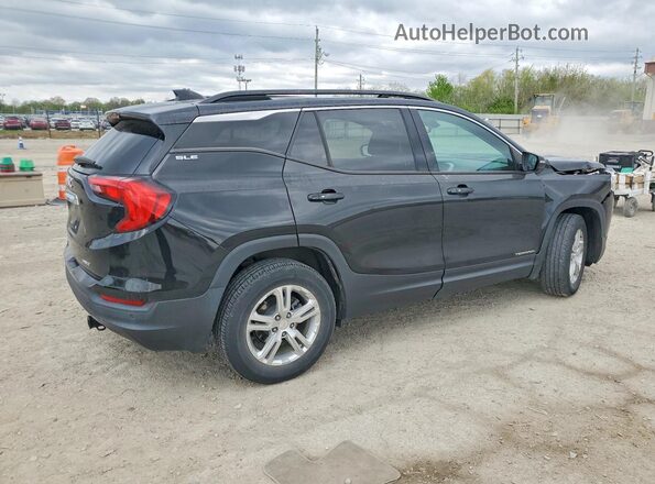 3GKALTEV4JL367090 2018 GMC TERRAIN Черный Задняя правая четверть
