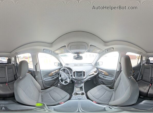 3GKALTEV4JL367090 2018 GMC TERRAIN Черный Панорамный вид салона 360°