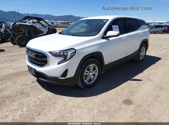3GKALTEV6LL296820 2020 GMC TERRAIN Белый Передняя левая четверть