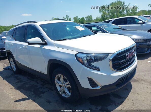 3GKALTEV6LL302132 2020 GMC TERRAIN Белый Передняя правая четверть