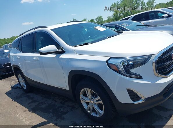 3GKALTEV6LL302132 2020 GMC TERRAIN Белый Вид задней части салона