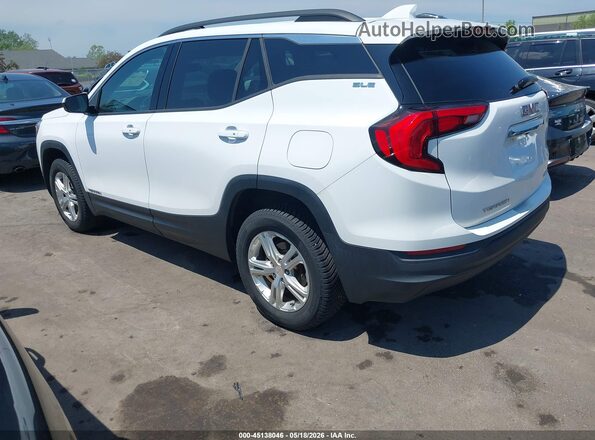 3GKALTEV6LL302132 2020 GMC TERRAIN Белый Задняя левая четверть