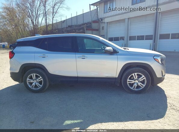 3GKALTEV8LL296219 2020 GMC TERRAIN Серебряный Вид задней части салона