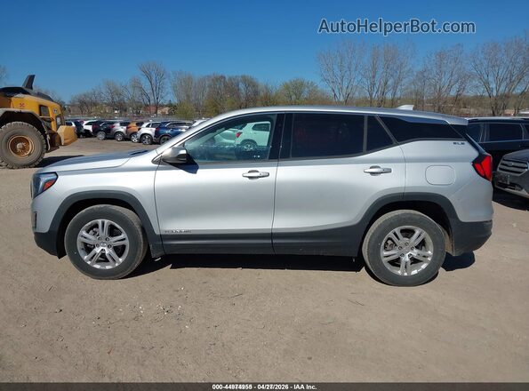 3GKALTEV8LL296219 2020 GMC TERRAIN Серебряный Панорамный вид салона 360°