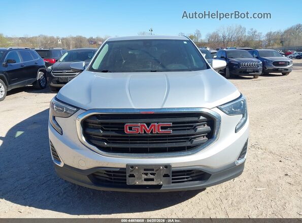 3GKALTEV8LL296219 2020 GMC TERRAIN Серебряный Вид щитка приборов