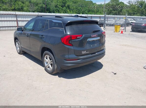 3GKALTEV9KL280304 2019 GMC TERRAIN Серый Задняя левая четверть
