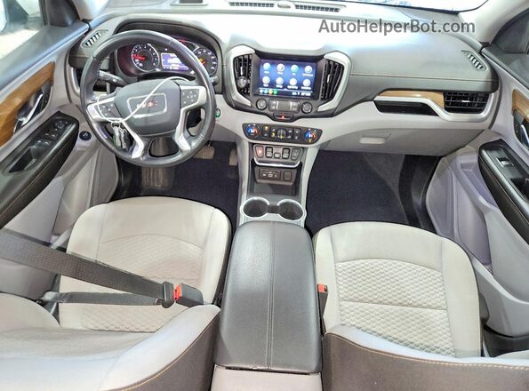 3GKALTEV9LL202347 2020 GMC TERRAIN Белый Вид панели приборов