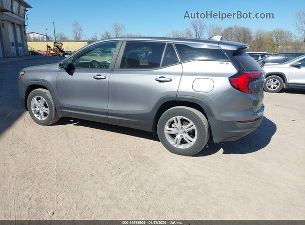 3GKALTEV9ML381233 2021 GMC TERRAIN Gray Tył lewy