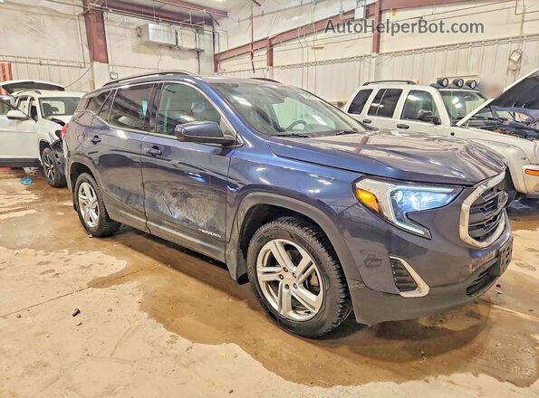 3GKALTEX6JL341236 2018 GMC TERRAIN Синий Передняя правая четверть