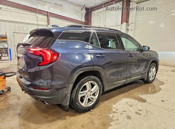 3GKALTEX6JL341236 2018 GMC TERRAIN Синий Задняя правая четверть