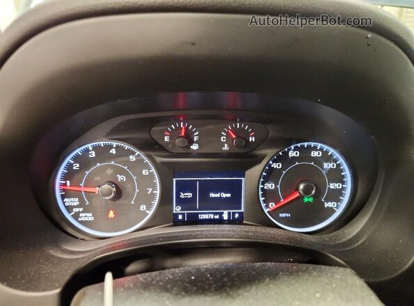 3GKALTEX6JL341236 2018 GMC TERRAIN Синий Вид щитка приборов