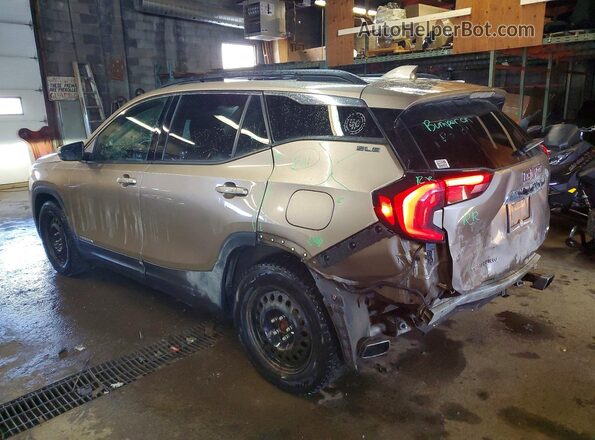 3GKALTEX8JL167153 2018 GMC TERRAIN Tan Rear left