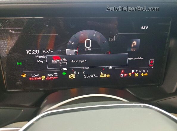 3GKALUEG0SL315576 2025 GMC TERRAIN Black Vista del cuadro de instrumentos