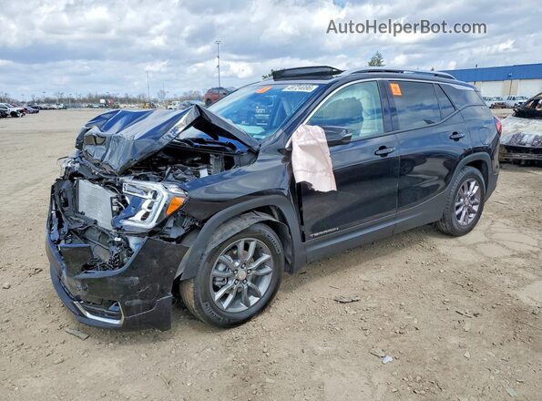 3GKALVEG1PL249066 2023 GMC TERRAIN Черный Передняя левая четверть