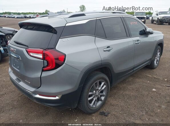 3GKALVEG3PL136686 2023 GMC TERRAIN Серебряный Задняя правая четверть