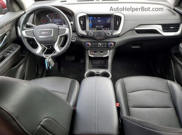 3GKALVEG3PL209216 2023 GMC TERRAIN Красный Вид панели приборов