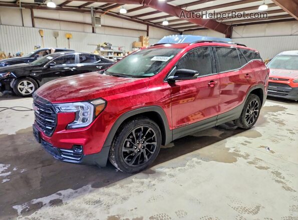 3GKALVEG3RL356428 2024 GMC TERRAIN Бордовый Передняя левая четверть