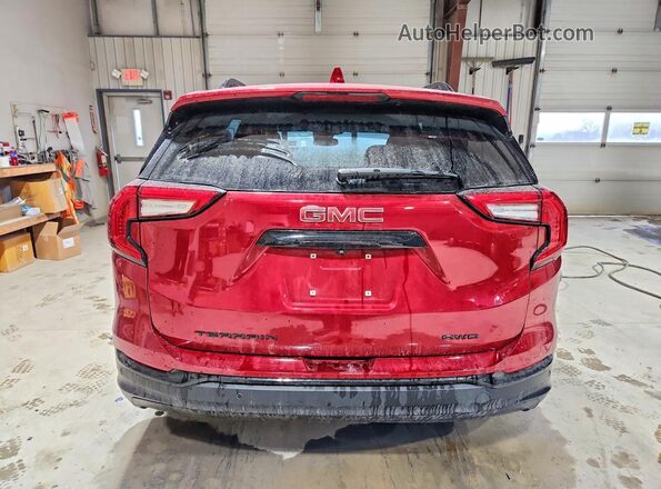3GKALVEG3RL356428 2024 GMC TERRAIN Бордовый Вид сзади