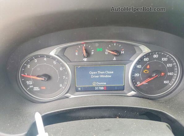 3GKALVEG4RL330498 2024 GMC TERRAIN White Widok zestawu wskaźników