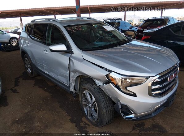 3GKALVEV0LL251478 2020 GMC TERRAIN Серебряный Передняя правая четверть