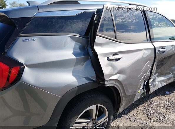 3GKALVEV1JL412496 2018 GMC TERRAIN Серый Вид спереди