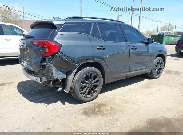 3GKALVEV2KL219355 2019 GMC TERRAIN Серый Задняя правая четверть