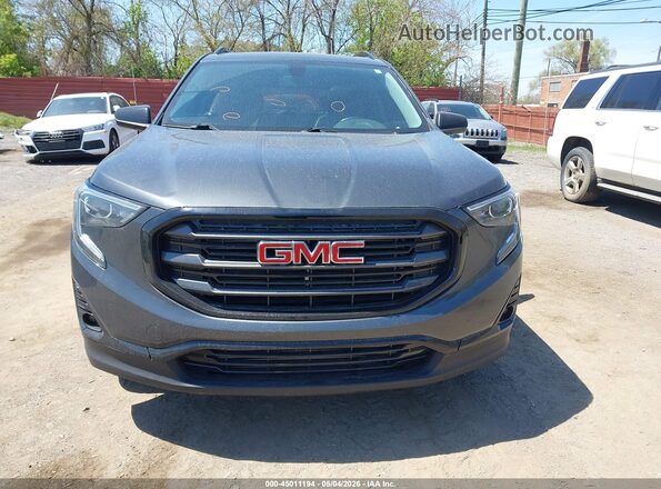 3GKALVEV2KL219355 2019 GMC TERRAIN Серый Вид задней части салона