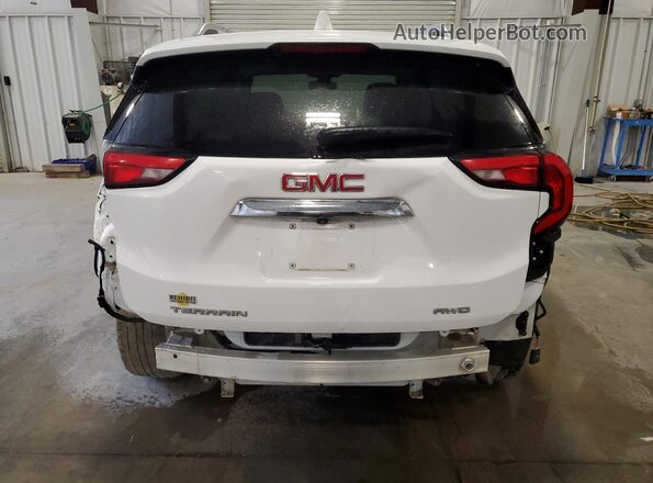 3GKALVEV2ML317627 2021 GMC TERRAIN White Widok z tyłu