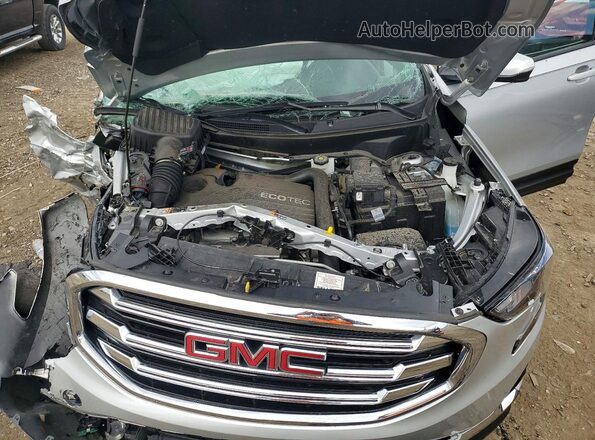 3GKALVEV2ML338722 2021 GMC TERRAIN Серебряный Вид подкапотного пространства