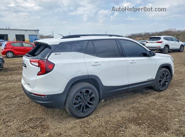 3GKALVEV2NL269399 2022 GMC TERRAIN Белый Задняя правая четверть