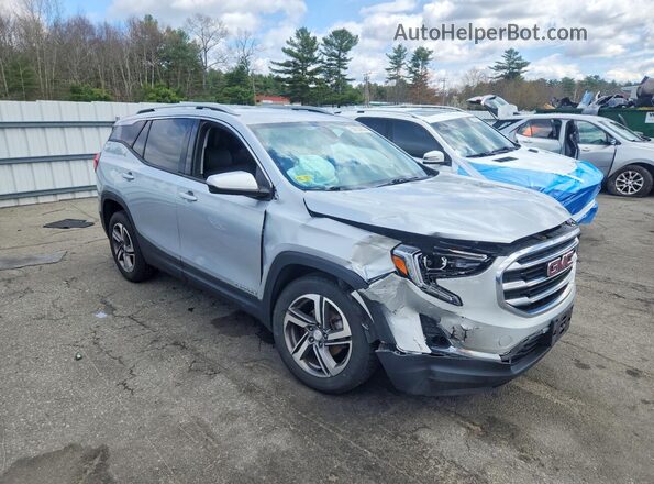 3GKALVEV4LL219617 2020 GMC TERRAIN Silver Delantero derecho