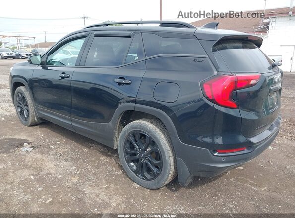 3GKALVEV4ML382687 2021 GMC TERRAIN Черный Задняя левая четверть
