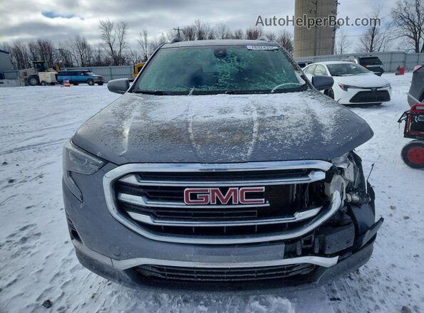 3GKALVEV6JL238683 2018 GMC TERRAIN Угольный Вид спереди