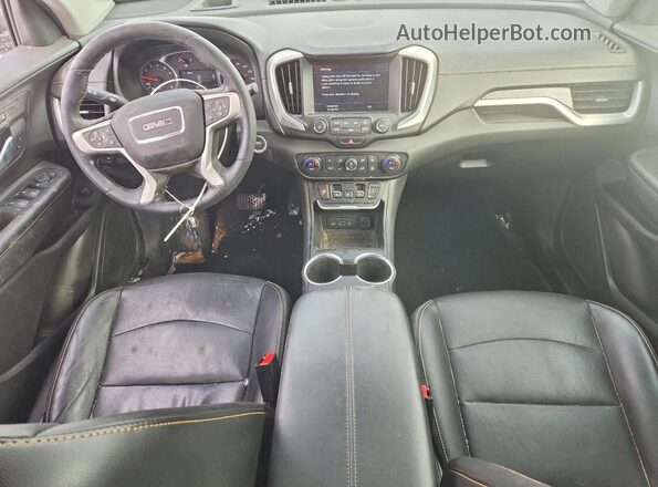 3GKALVEV6JL238683 2018 GMC TERRAIN Угольный Вид панели приборов