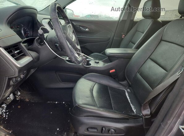 3GKALVEV6JL238683 2018 GMC TERRAIN Угольный Вид салона спереди