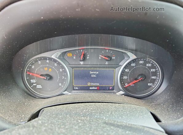 3GKALVEV7KL199796 2019 GMC TERRAIN Коричневый Вид щитка приборов