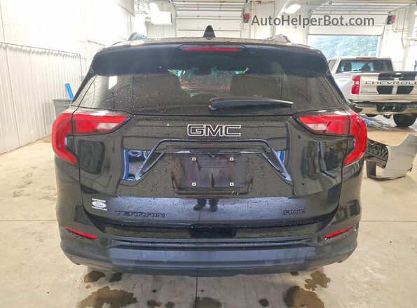 3GKALVEV7KL334386 2019 GMC TERRAIN Черный Вид сзади