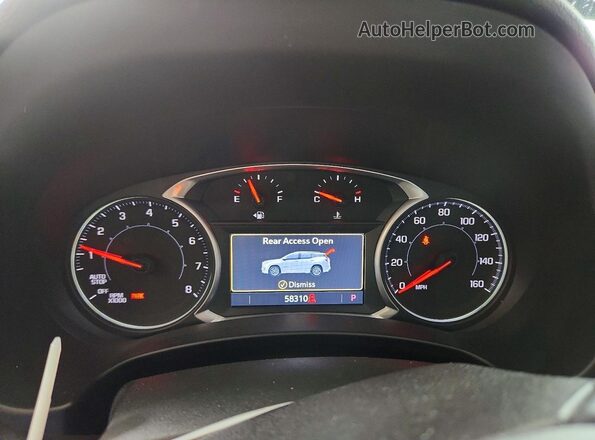 3GKALVEV7LL330517 2020 GMC TERRAIN Черный Вид щитка приборов