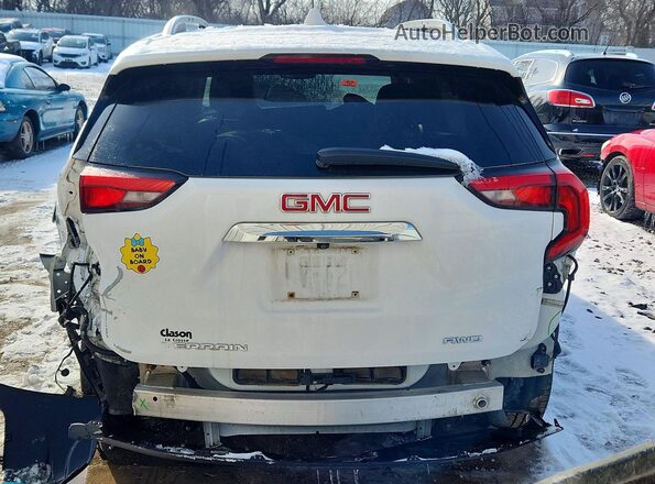 3GKALVEV8KL284145 2019 GMC TERRAIN Белый Вид сзади