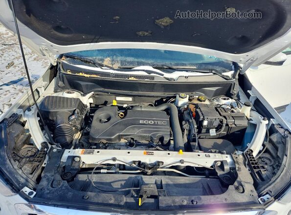 3GKALVEV8KL284145 2019 GMC TERRAIN Белый Вид подкапотного пространства