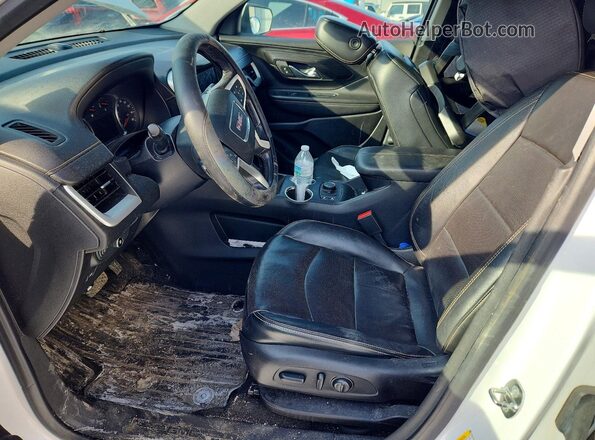 3GKALVEV8KL284145 2019 GMC TERRAIN Белый Вид салона спереди