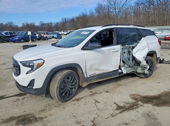 3GKALVEV8ML306860 2020 GMC TERRAIN White Передня ліва чверть