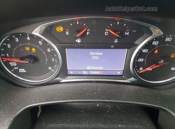3GKALVEV8ML396060 2021 GMC TERRAIN Белый Вид щитка приборов